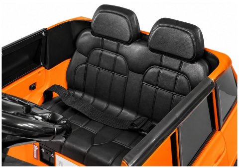 Auto na Akumulator HL1638 Dla Dzieci Światła LED MP3 Pilot Pomarańczowe