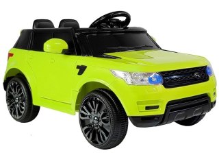Auto na Akumulator HL1638 Dla Dzieci Światła LED MP3 Pilot Zielone
