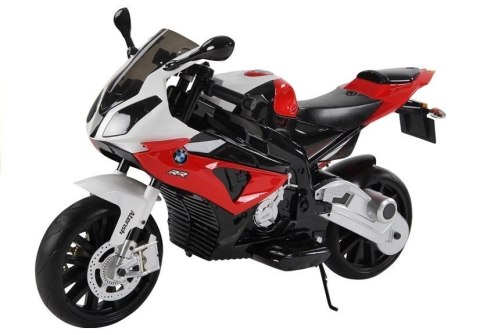 Motor Na Akumulator BMW S1000RR Dla Dzieci Czerwony Trójkołowy