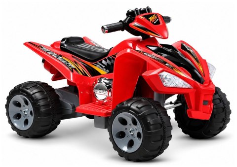 Quad Pojazd Na Akumulator Dla Dziecka Terenowy Światła LED MP3 Czerwony