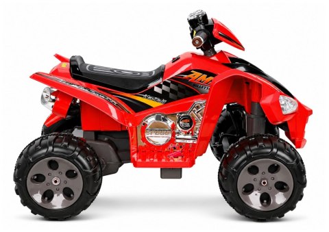 Quad Pojazd Na Akumulator Dla Dziecka Terenowy Światła LED MP3 Czerwony