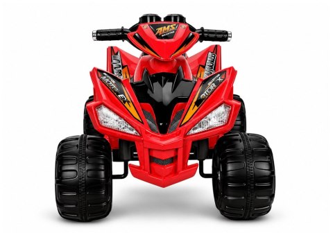 Quad Pojazd Na Akumulator Dla Dziecka Terenowy Światła LED MP3 Czerwony