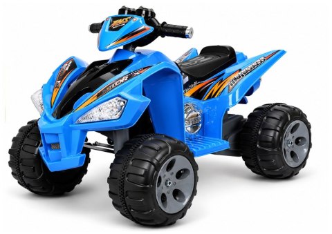 Quad Pojazd Na Akumulator Dla Dziecka Terenowy Światła LED MP3 Niebieski