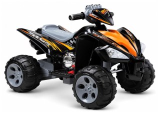 Quad Pojazd Na Akumulator Dla Dziecka Terenowy Światła LED Panel MP3 Czarny