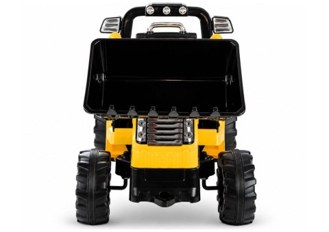 Traktor Koparka Na Akumulator ZP1005 Dla Dzieci Z Ruchomą Łyżką Żółta