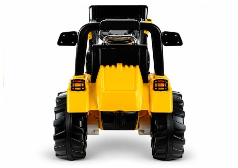 Traktor Koparka Na Akumulator ZP1005 Dla Dzieci Z Ruchomą Łyżką Żółta