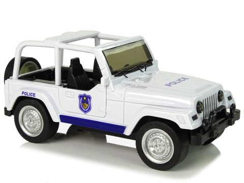 Samochód Terenowy Auto Policyjne Białe