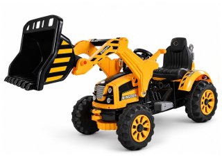 Traktor na akumulator z Łyżką Koparka Pomarańczowy