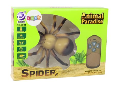Zdalnie Sterowany Pająk Tarantula Pilot R/C Żółty