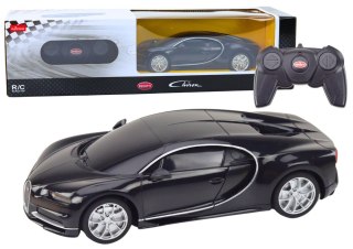 Auto Bugatti Veyron Chiron Samochód Zdalnie Sterowany RC Czarny 1:24