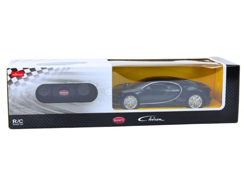 Auto Bugatti Veyron Chiron Samochód Zdalnie Sterowany RC Czarny 1:24