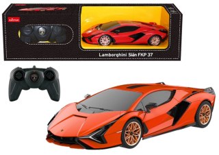 Auto Lamborghini Sian Rastar Zdalnie Sterowane RC Pomarańczowe 1:24