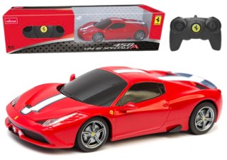 Auto Sportowe Ferrari 458 Speciale Zdalnie Sterowane RC Czerwone 1:24