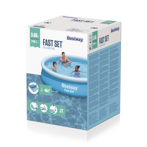 Basen Ogrodowy Rozporowy 366 x 76 cm Bestway 57273