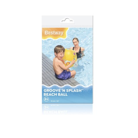 Dmuchana Piłka Żółta 51cm Bestway 31036