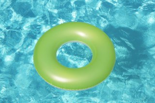 Dmuchane Koło Do Pływania Zielone 76 cm Bestway 36024