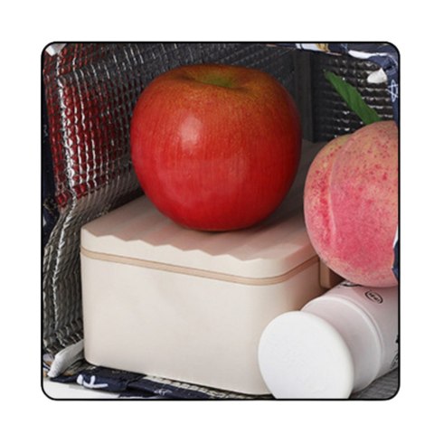 Torba Termiczna Izolacyjna Śniadaniowa Lunch Bag Różowa 24cm