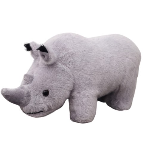 Maskotka Pluszowa Nosorożec Pluszak Przytulanka Szary 30cm