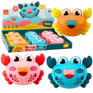 Krab Interaktywny Z Napędem MIX Kolorowy Jeżdżący