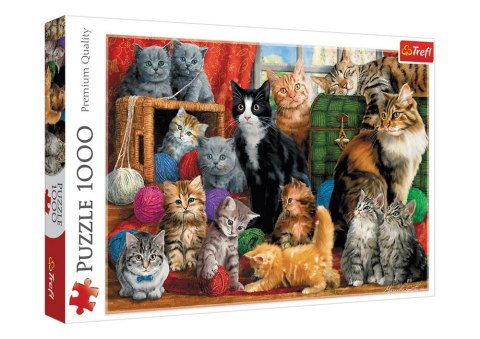 Puzzle - 1000 - Kocie Spotkanie - Trefl 10555
