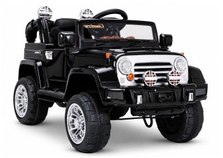 Auto na Akumulator Jeep JJ245 Dla Dzieci Światła LED MP3 Pilot Czarny