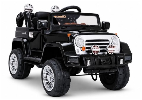 Auto na Akumulator Jeep JJ245 Dla Dzieci Światła LED MP3 Pilot Czarny
