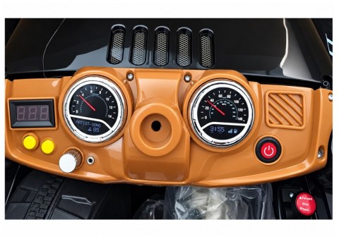 Auto na Akumulator Jeep JJ245 Dla Dzieci Światła LED MP3 Pilot Czarny