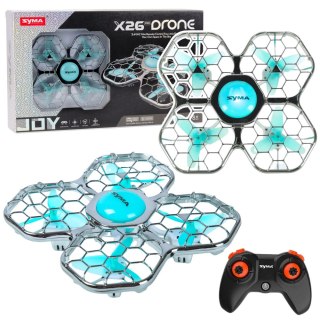 Dron Zdalnie Sterowany RC Syma X26 PRO Akrobacje Światła LED WIFI