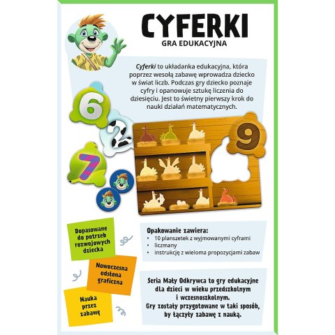 Gra edukacyjna dla dzieci Cyferki Mały Odkrywca Trefl 02810