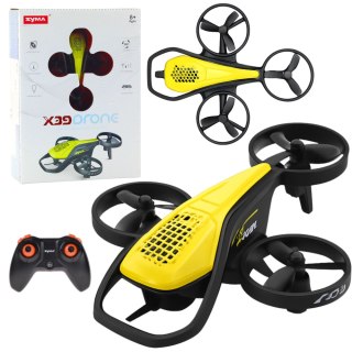 Mini Dron Zdalnie Sterowany RC Syma X36 Czteroosiowy Akrobacje Żółty