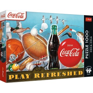 Puzzle - 1000 Premium Plus - Coca-Cola: Chwila orzeźwienia - Trefl 12101
