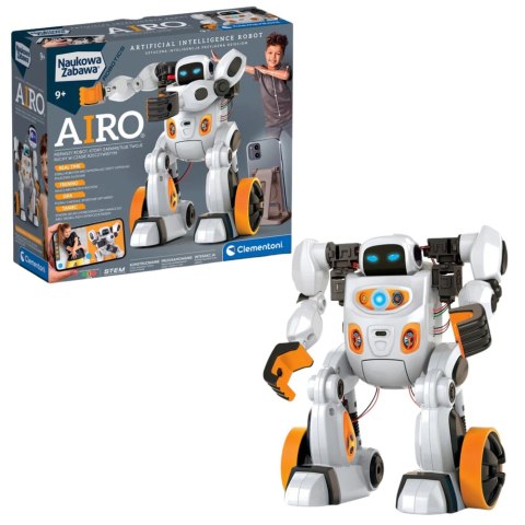 Naukowa Zabawa Zestaw Robot Airo Język Polski Clementoni 50819