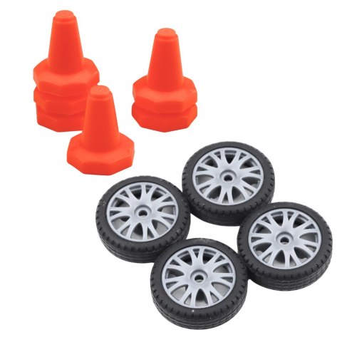 Samochód Do Driftu Zdalnie Sterowany RC Coupe Wymienne Koła Czarny 1:24