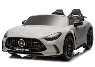 Auto Na Akumulator Mercedes GT63 AMG DKGT63 24V LCD Lakierowany Jasno Szary