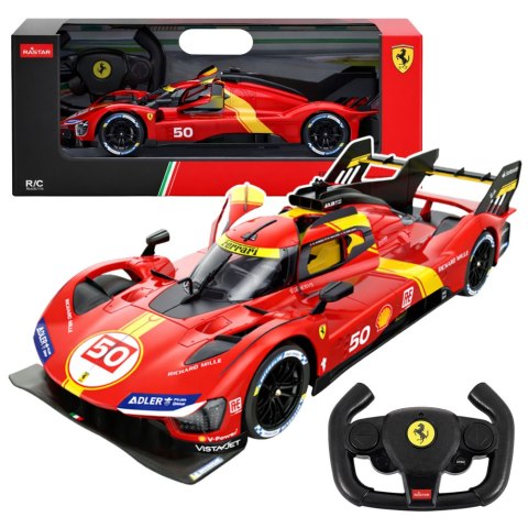 Auto Ferrari 499P Samochód Zdalnie Sterowany RC Czerwone Rastar 1:24