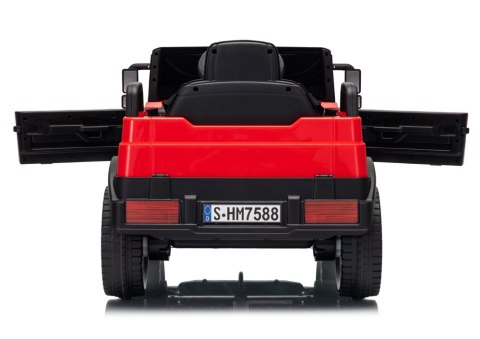Auto Na Akumulator Mercedes Unimog HM7588 6V4Ah Czerwony