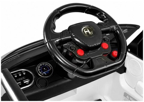 Auto Na Akumulator HL1638 Dla Dzieci Pilot MP3 Światło LED Biały