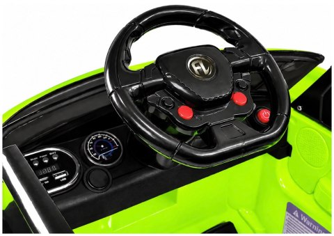 Auto Na Akumulator HL1638 Dla Dzieci Pilot MP3 Światło LED Zielony
