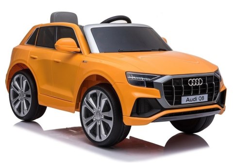 Auto na Akumulator Audi Q8 JJ2066 Pilot Światło LED MP3 Żółty Lakier