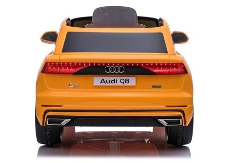 Auto na Akumulator Audi Q8 JJ2066 Pilot Światło LED MP3 Żółty Lakier