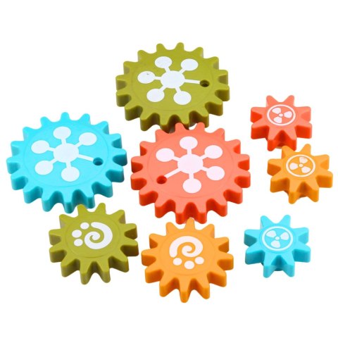 Kreatywne Puzzle Geometryczne Mozaika Koła Zębate Układanka 25 el.