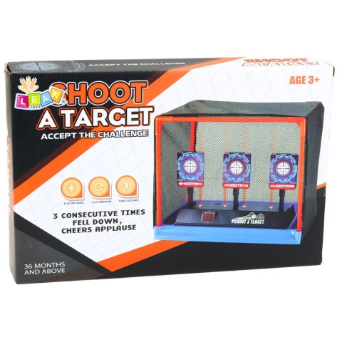 Tarcza Elektroniczna Do Strzelania Cyfrowy Licznik LCD Siatka Ruchome Cele