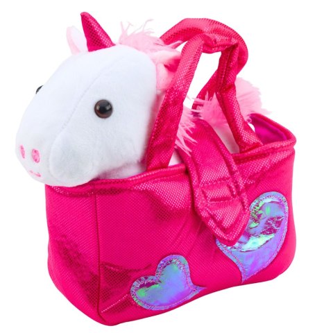 Pluszowa Maskotka Przytulanka Jednorożec W Torebce Biały 25cm