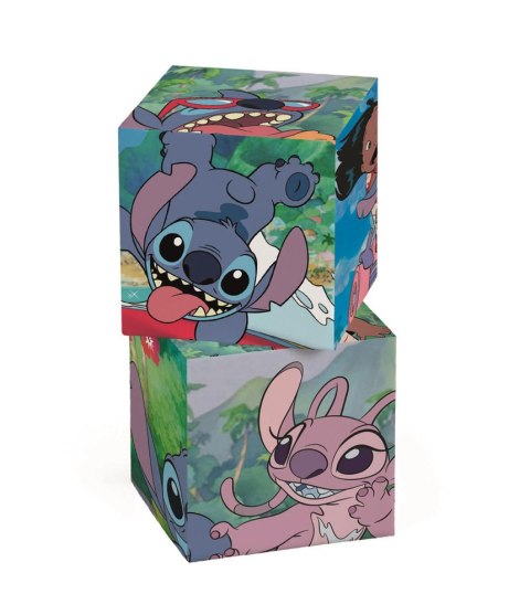Puzzle 12 Klocków Sześcianów DISNEY STITCH Clementoni 41347
