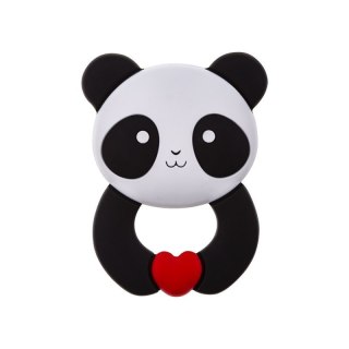 Gryzak silikonowy panda AKUKU
