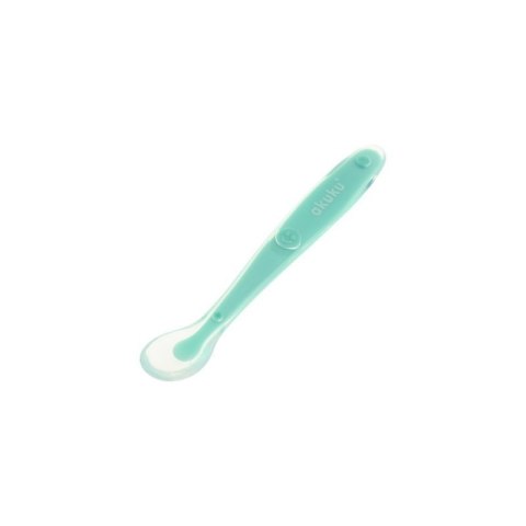 Łyżeczka silikonowa mint green AKUKU