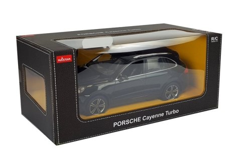 Auto Porsche Cayenne Turbo Zdalnie Sterowane RC Rastar Czarne 1:14
