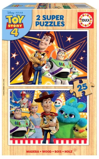 PUZZLE 2X25 DREWNO TOY STORY 4