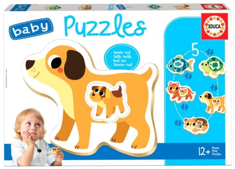 PUZZLE 2-4 ZWIERZĘTA DOMOWE