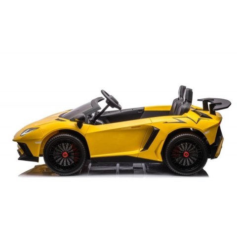 Pojazd a8803 lambo aventador s yellow EUROBABY
